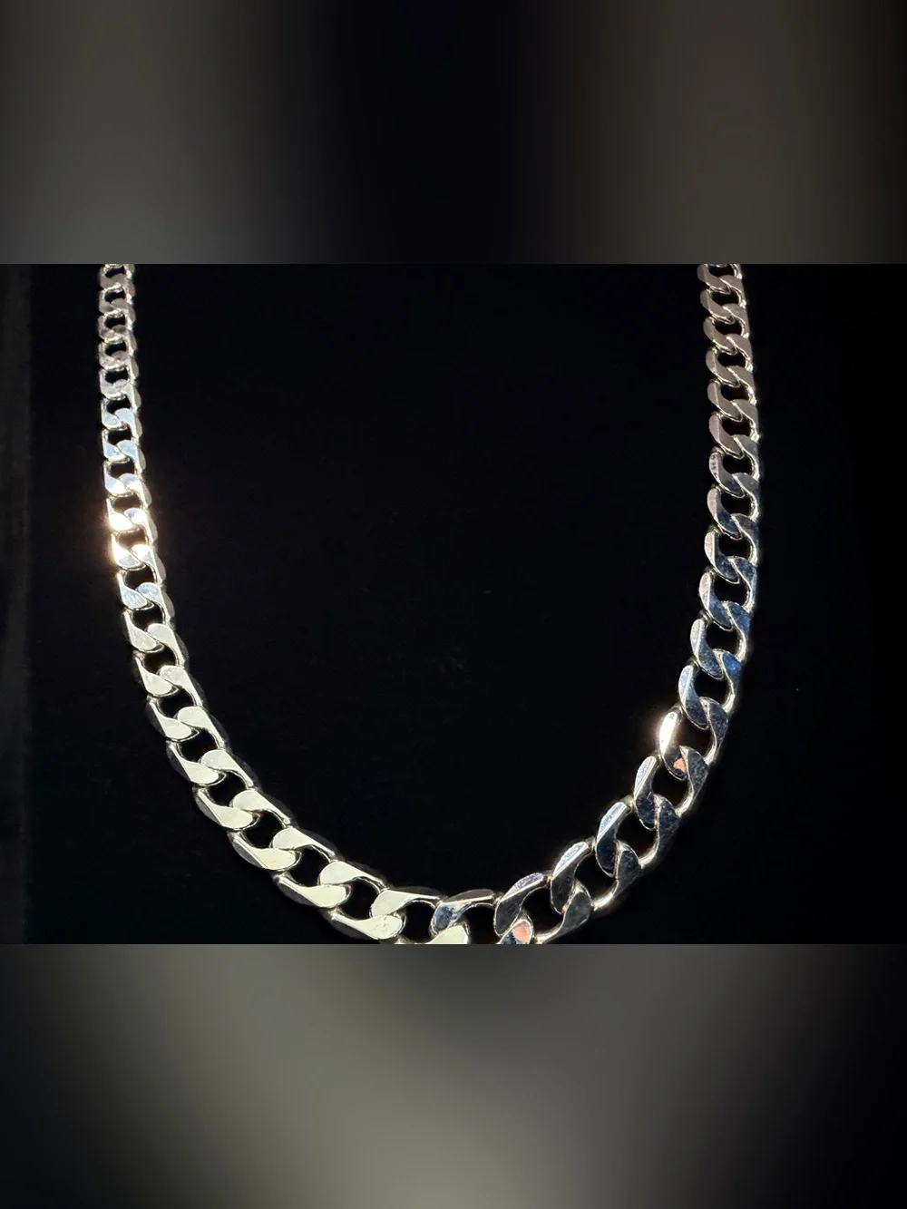 Cuban 925 Stamped Silver filled 24in 9.5MM Necklace 60.4g Brand New